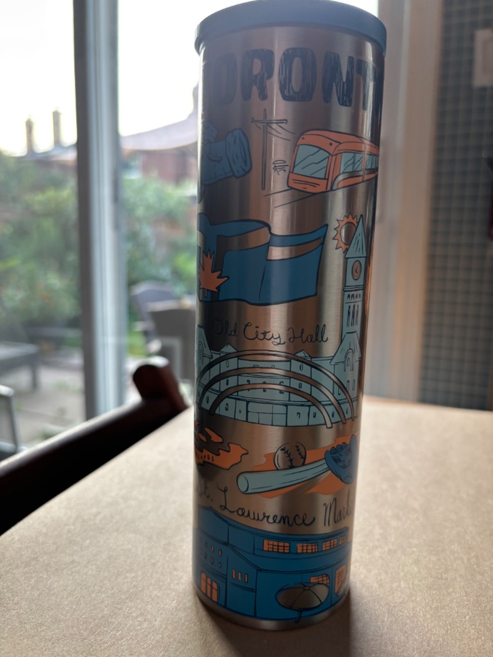 Starbucks Toronto "Been There Series" Stainless Steel Slim Tumbler 16oz - Picture 4 of 8